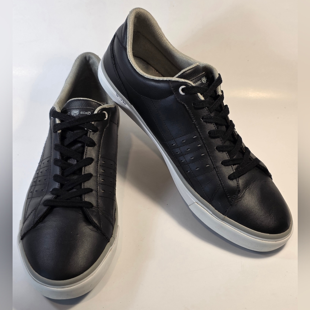 Marc Ecko Men’s Black Leather Lace-Up Low-top Casual Sneakers Size 11.5 - Picture 7 of 13